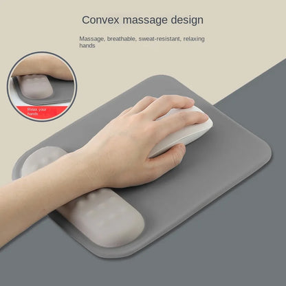 Soft Ergonomic Mouse Pad with Memory Foam & Non Slip Base