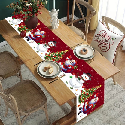 Christmas Table Runner Decorative Holiday Tablecloth 180x35cm