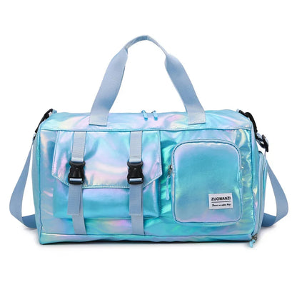Fashionable Holographic Weekend Travel Bag