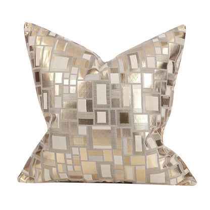 Soft Decorative Pillowcase with Geometric Pattern