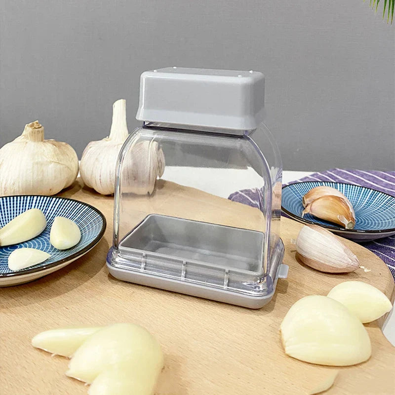 Easy Garlic Crusher and Peeler Tool - Fesara