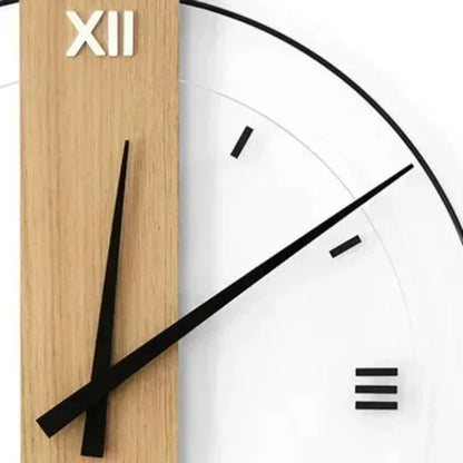 Quiet Wooden Silent Sweep Clock