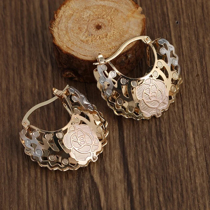 Delicate Flower Drop Earrings