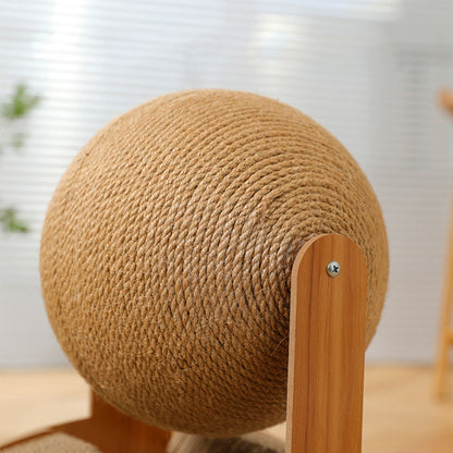 Natural Wood Kitty Play Scratcher Board