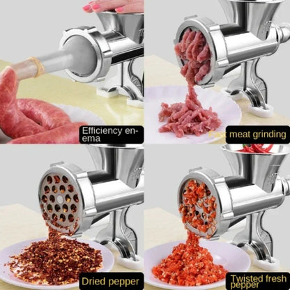 Premium Manual Meat Grinder for Sausages and Ground Meat - Fesara