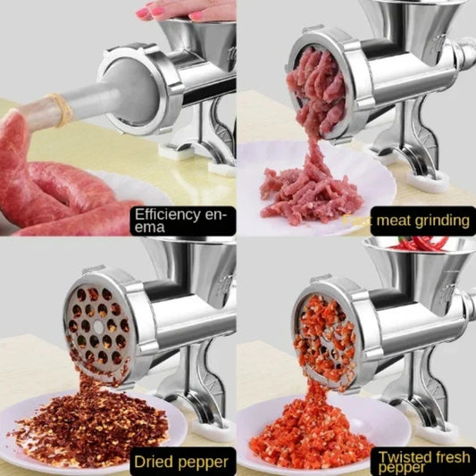 Premium Manual Meat Grinder for Sausages and Ground Meat - Fesara