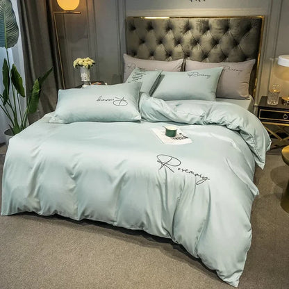 Luxurious Embroidered Duvet Cover Set
