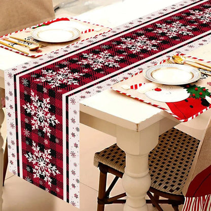 Christmas Table Runner Decorative Holiday Tablecloth 180x35cm