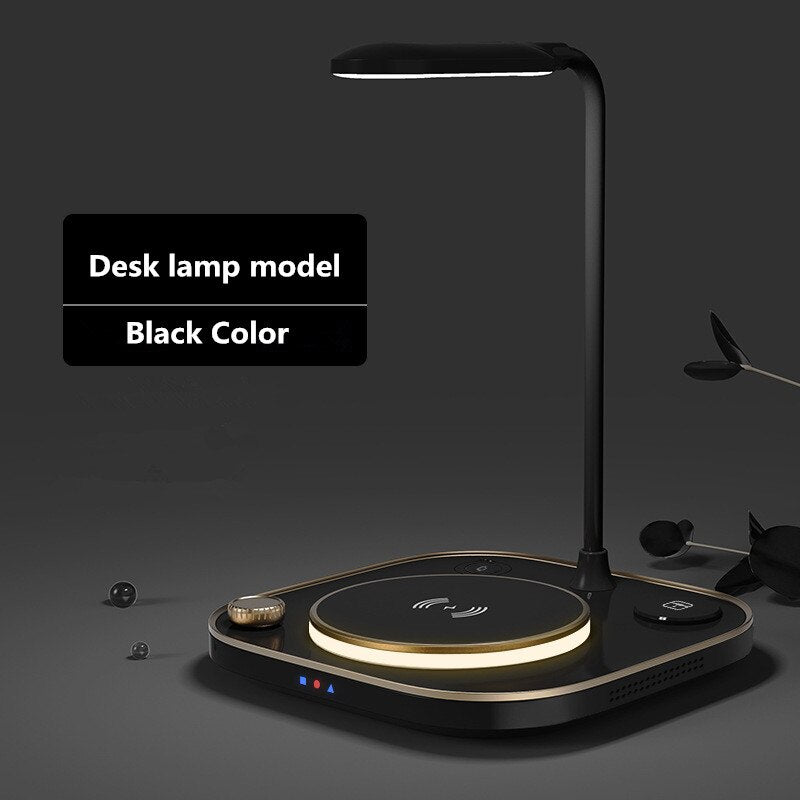 Bright Wireless Charging Desk Lamp with LED Light - Fesara