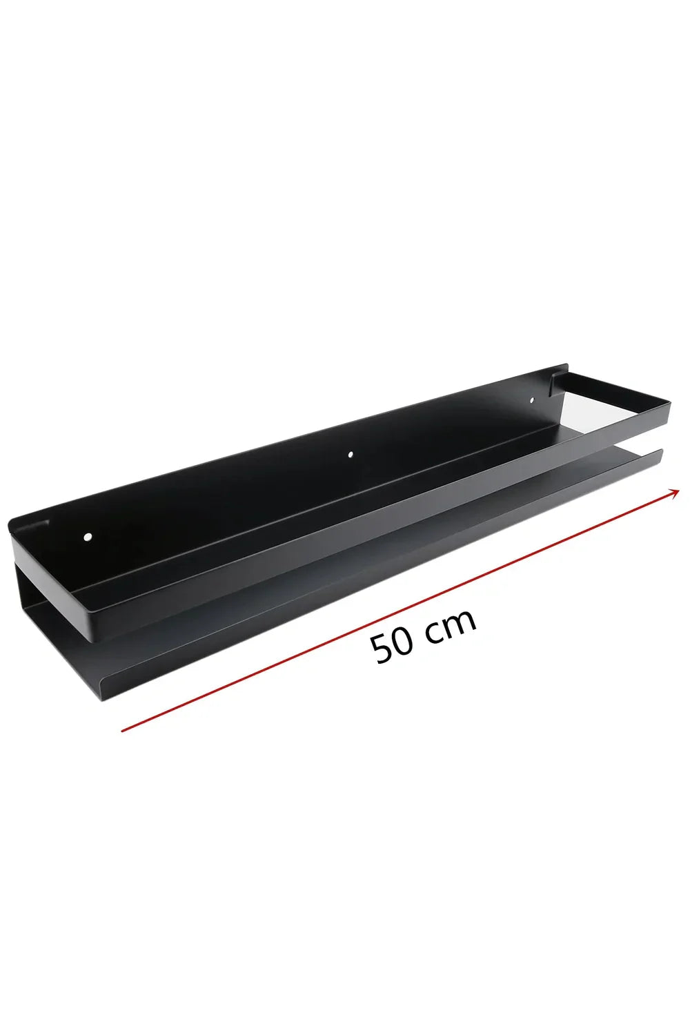 Stylish Wall Mounted Black Shelves