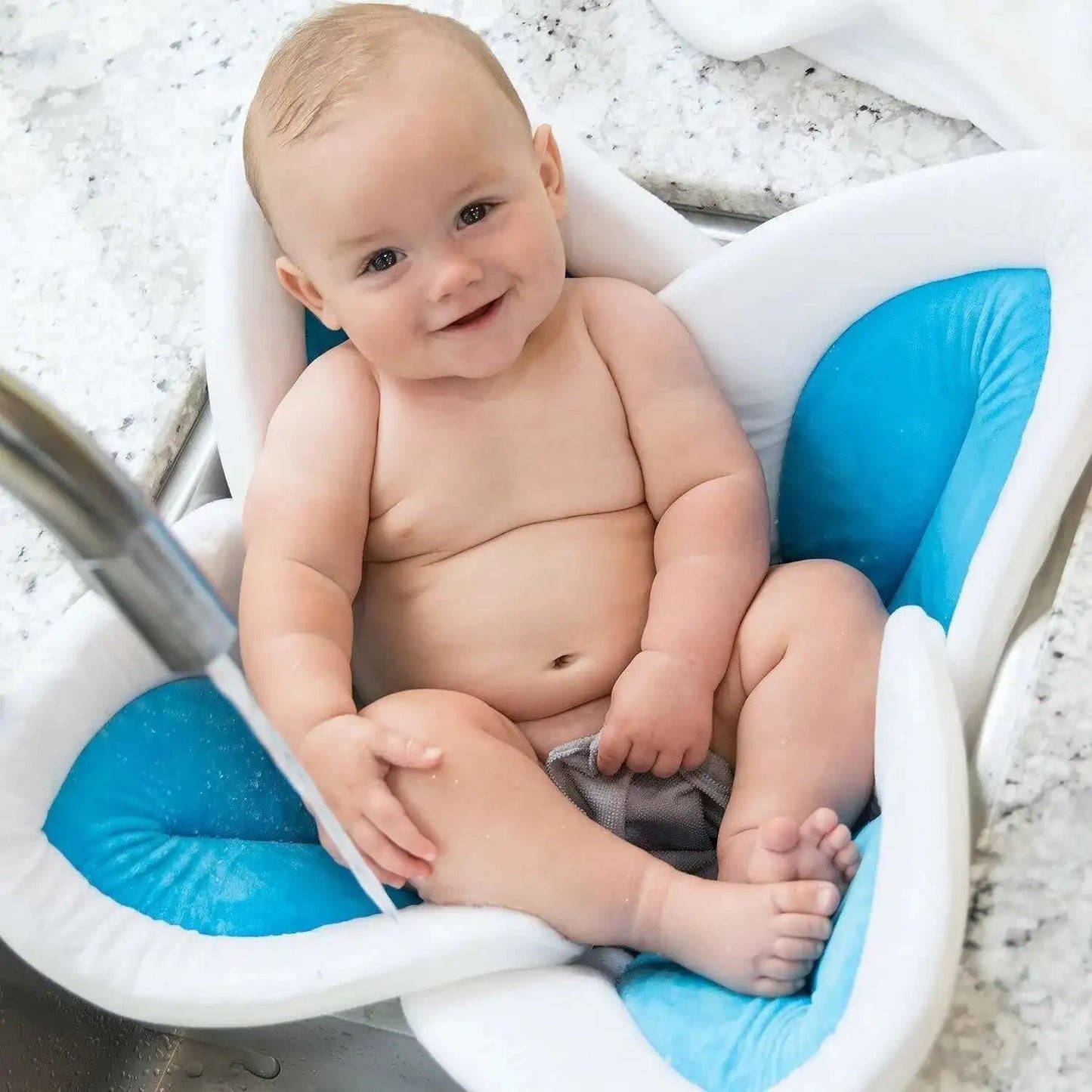 Soft Floral Baby Bath Support Mat - Fesara