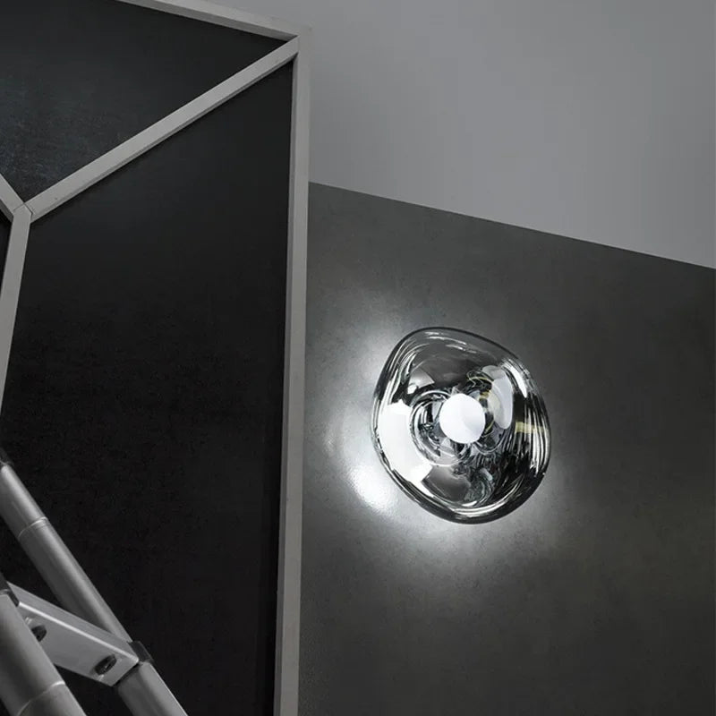 Stylish Lava effect Wall Light in Nordic Design
