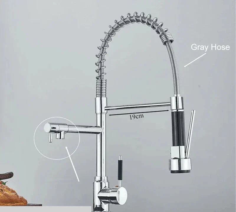 Flexible 360 Degree Swivel Kitchen Faucet