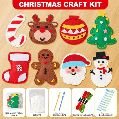 Easy DIY Felt Holiday Crafting Kit