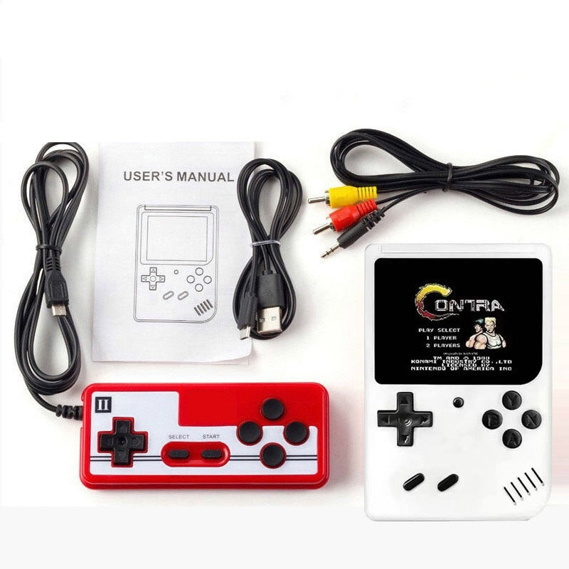 Classic Portable Game Console with 400 Built-In Games