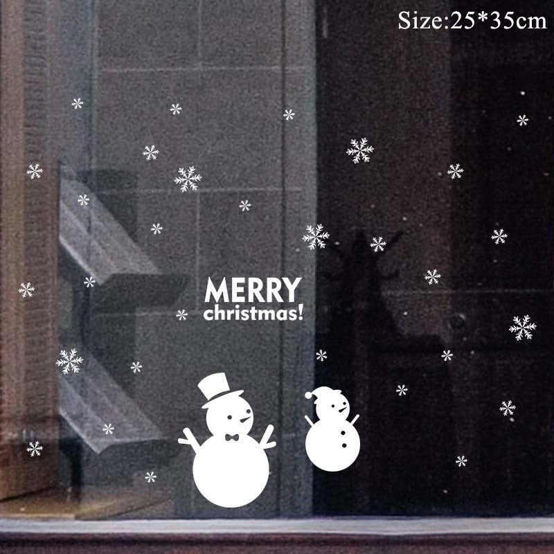 Festive Holiday Window Christmas Decor