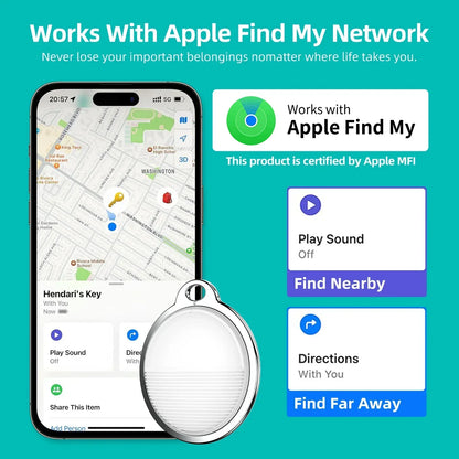 Fesara GPS Tracker Device Bluetooth Key Finder