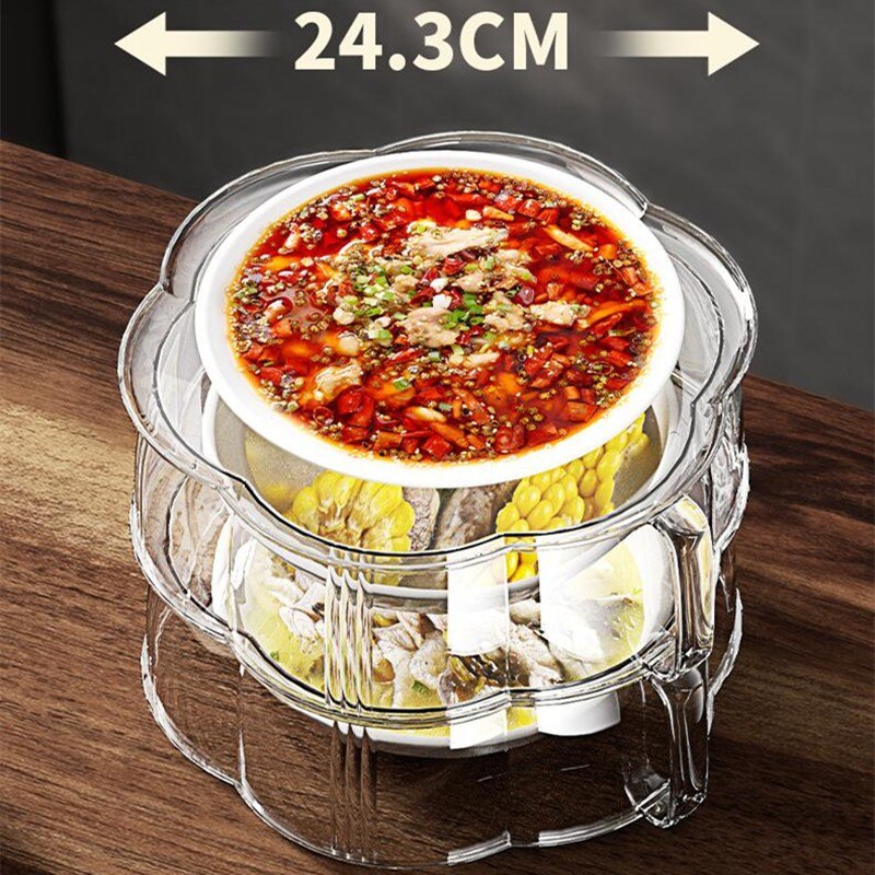 Collapsible Microwave Food Splash Guard