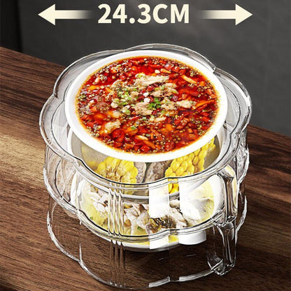 Collapsible Microwave Food Splash Guard