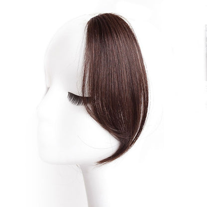 Easy Clip On Realistic Fake Hair Fringe Bangs