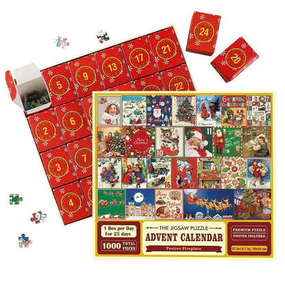 Fun Christmas Puzzle Countdown Calendar - Fesara