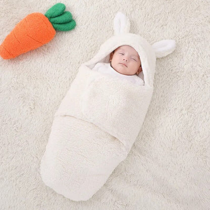 Cuddly Bunny Baby Sleep Sack Swaddle Blanket