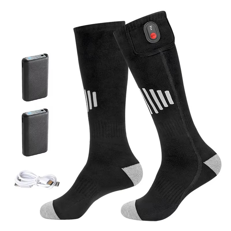 Warm Rechargeable USB Heated Socks for Cold Feet