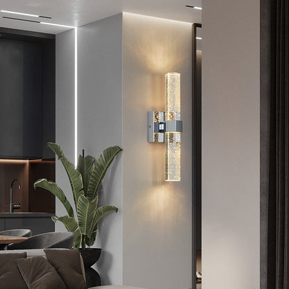 Sparkling Crystal Glass Wall Lamp