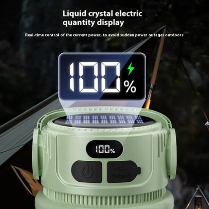 Portable Solar Powered LED Camp Light
