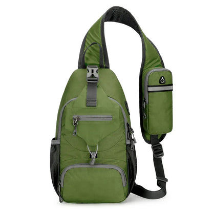 Safe Travel Shoulder Bag with Multiple Pockets