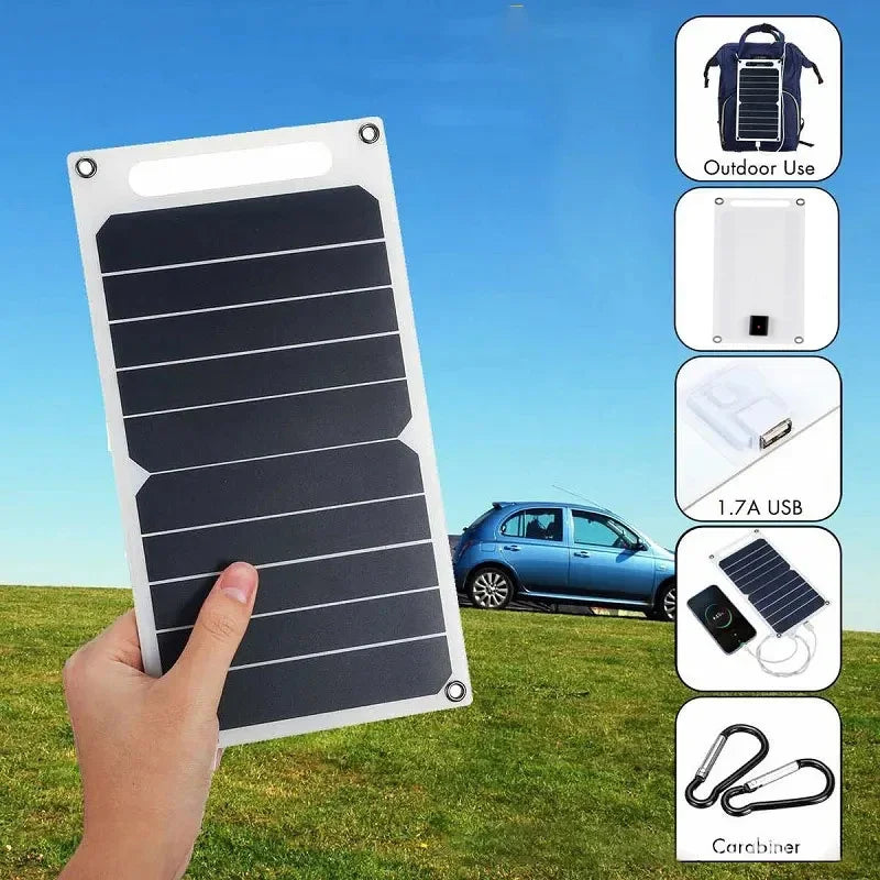 Portable 30W Solar Charger Panel for Camping - Fesara