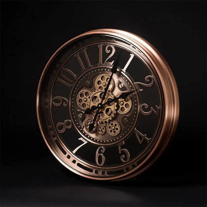 Vintage Metal Office Wall Clock