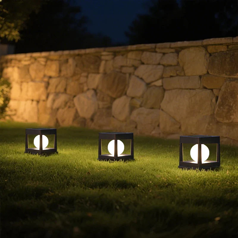 Outdoor Solar Powered Garden Light Duo