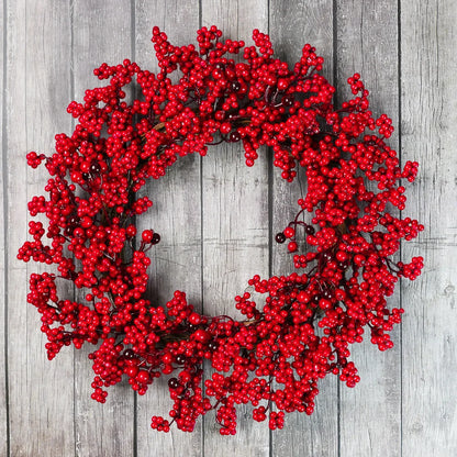 Fesara | Festive Holiday Red Wreath