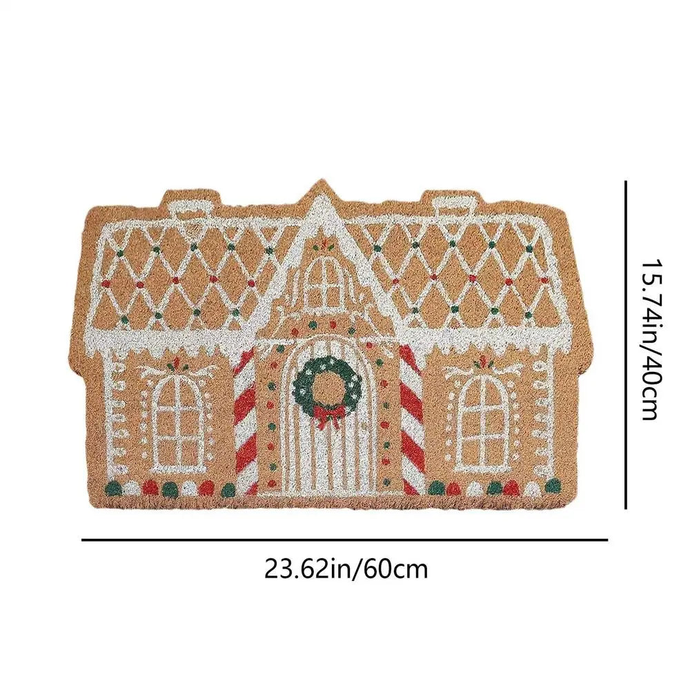 Fesara | Plush Holiday Welcome Mat Non Slip Rug - Fesara
