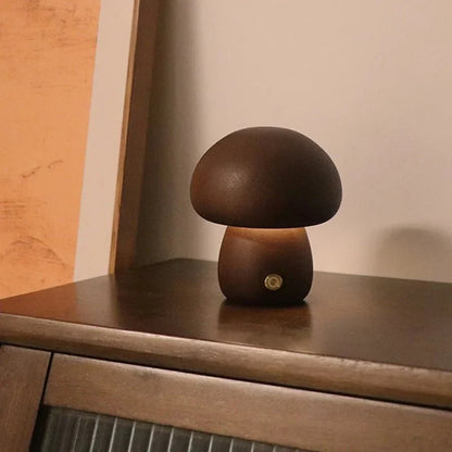 Natural Mushroom Table Lamp