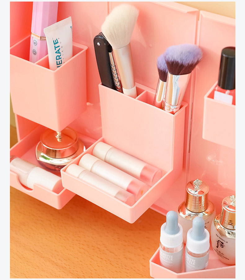 Portable Collapsible Cosmetic Storage Case
