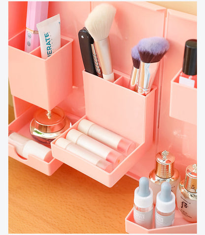 Portable Collapsible Cosmetic Storage Case