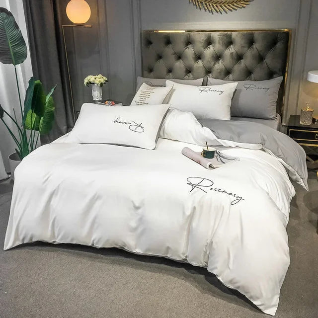 Luxurious Embroidered Duvet Cover Set