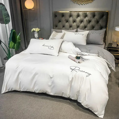 Luxurious Embroidered Duvet Cover Set