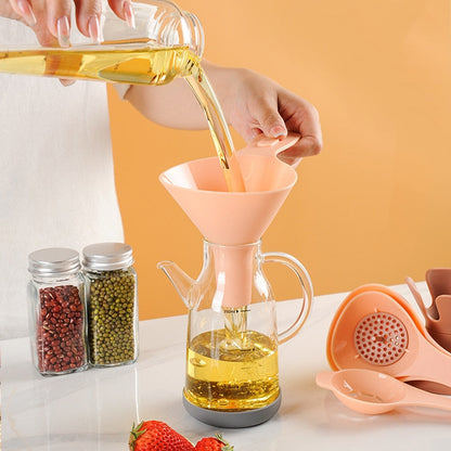 Practical 6in1 Multi Purpose Pouring Funnel Kit
