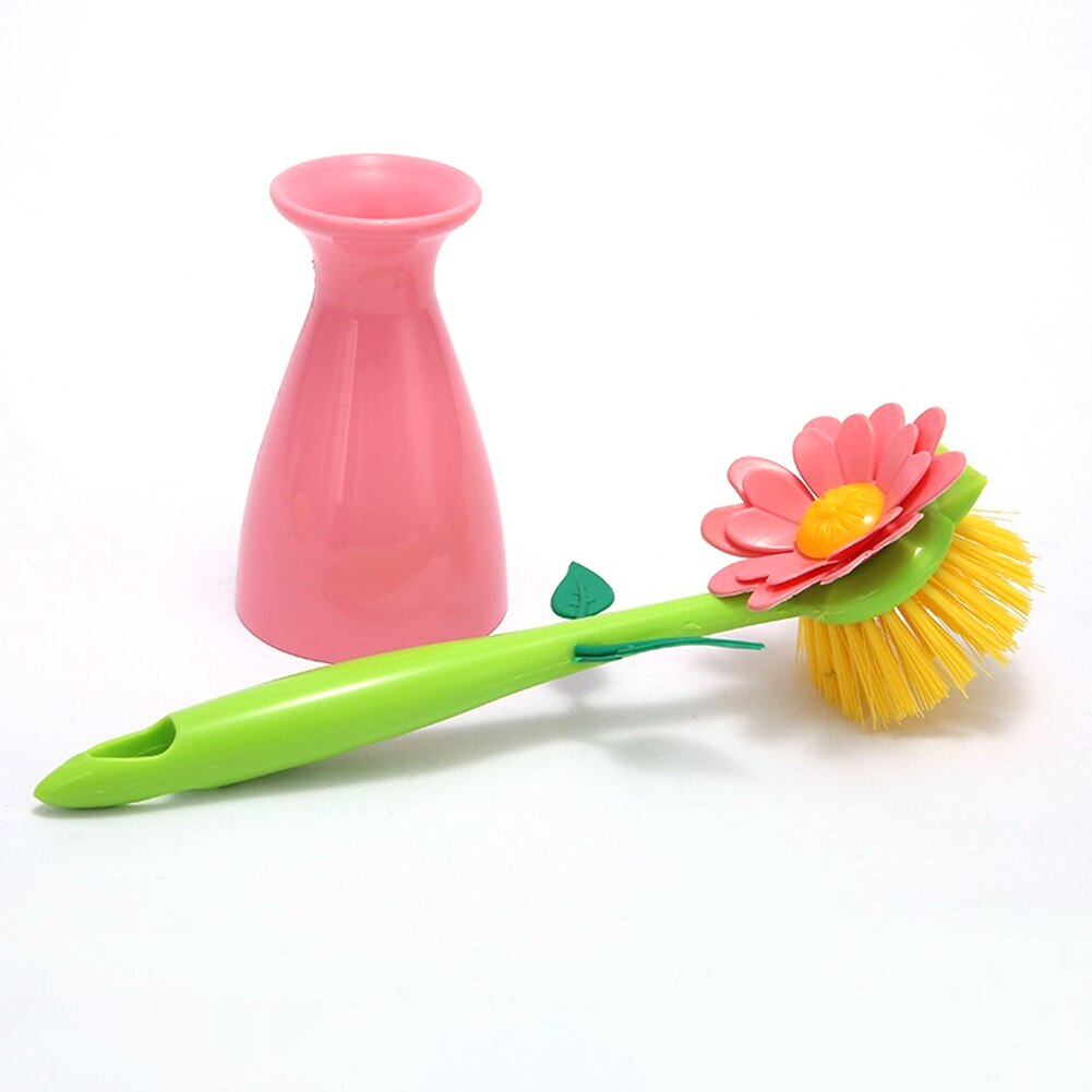 Soft Bristle Flower Planter Cleaning Brush