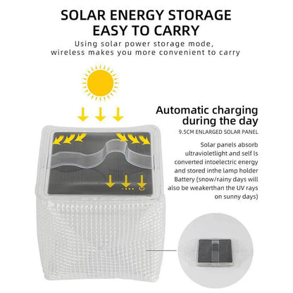 Portable Solar Camp Lantern Waterproof Folding Light