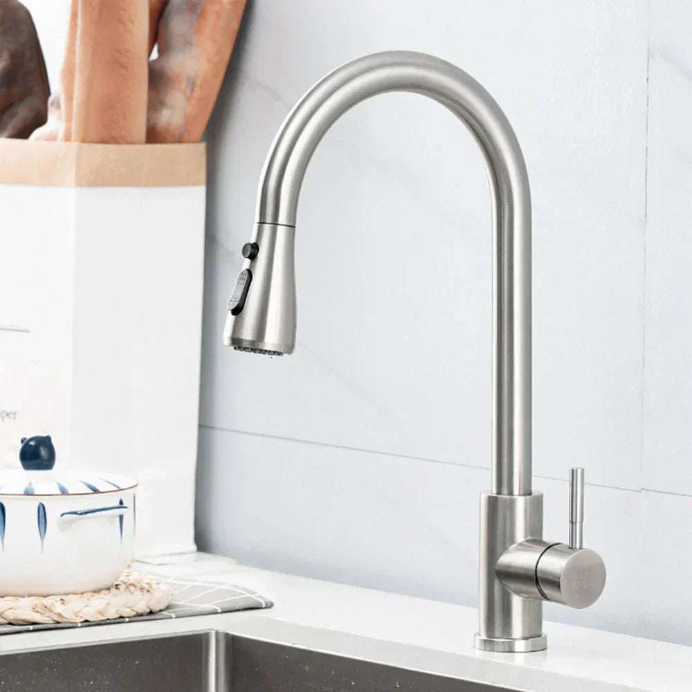 Modern Black Kitchen Faucet