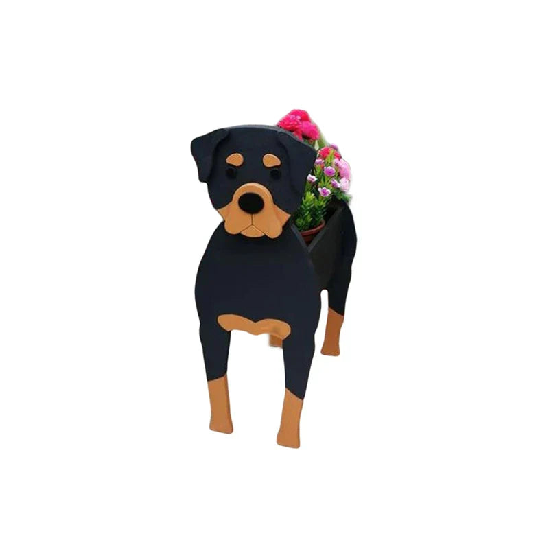 Cute Dog Planter Pot - Fun Pet Flower Container