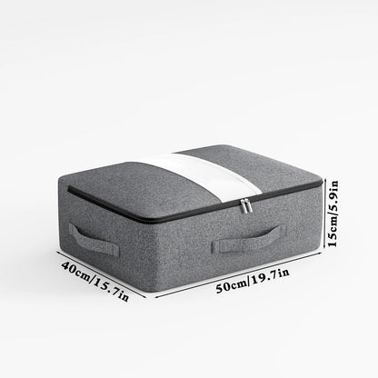 Large Foldable Storage Bag with Zipper and Window - Fesara