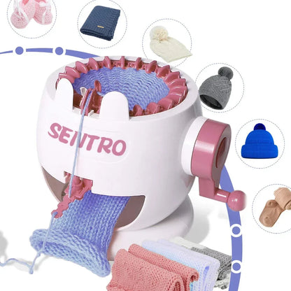 Easy Knitting Machine 22 Needles Circular Knitter Set