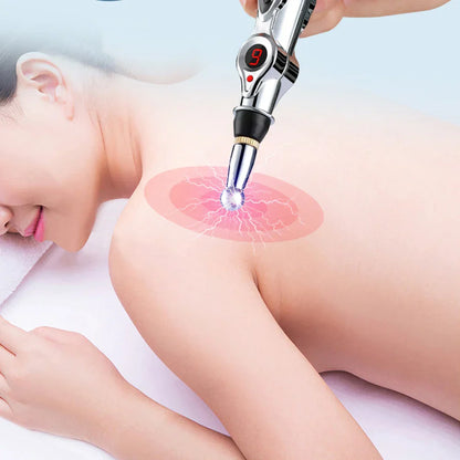 Professional Acupuncture Massage Pen - 5 Interchangeable Heads