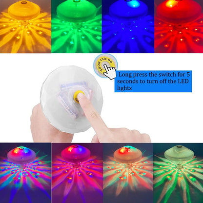 Colorful LED Pool Lamp, Waterproof RGB Light