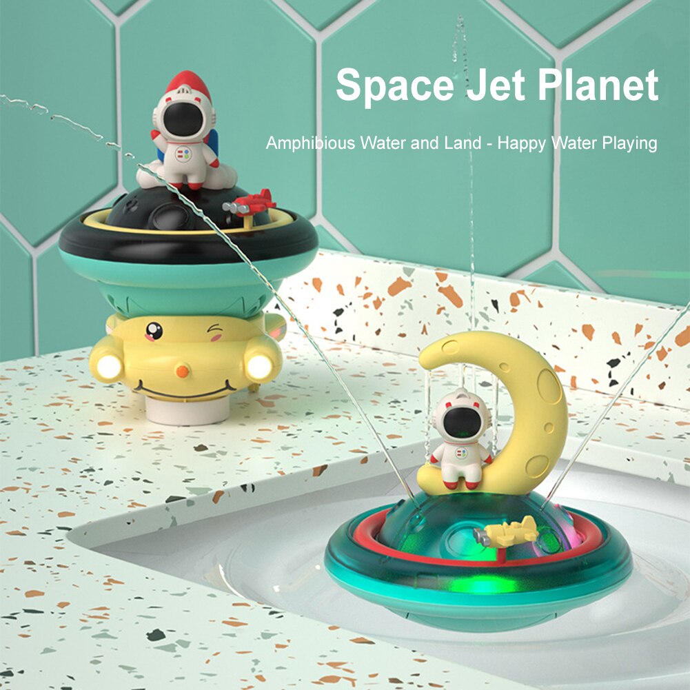 Colorful Space Explorer Bathtub Toy